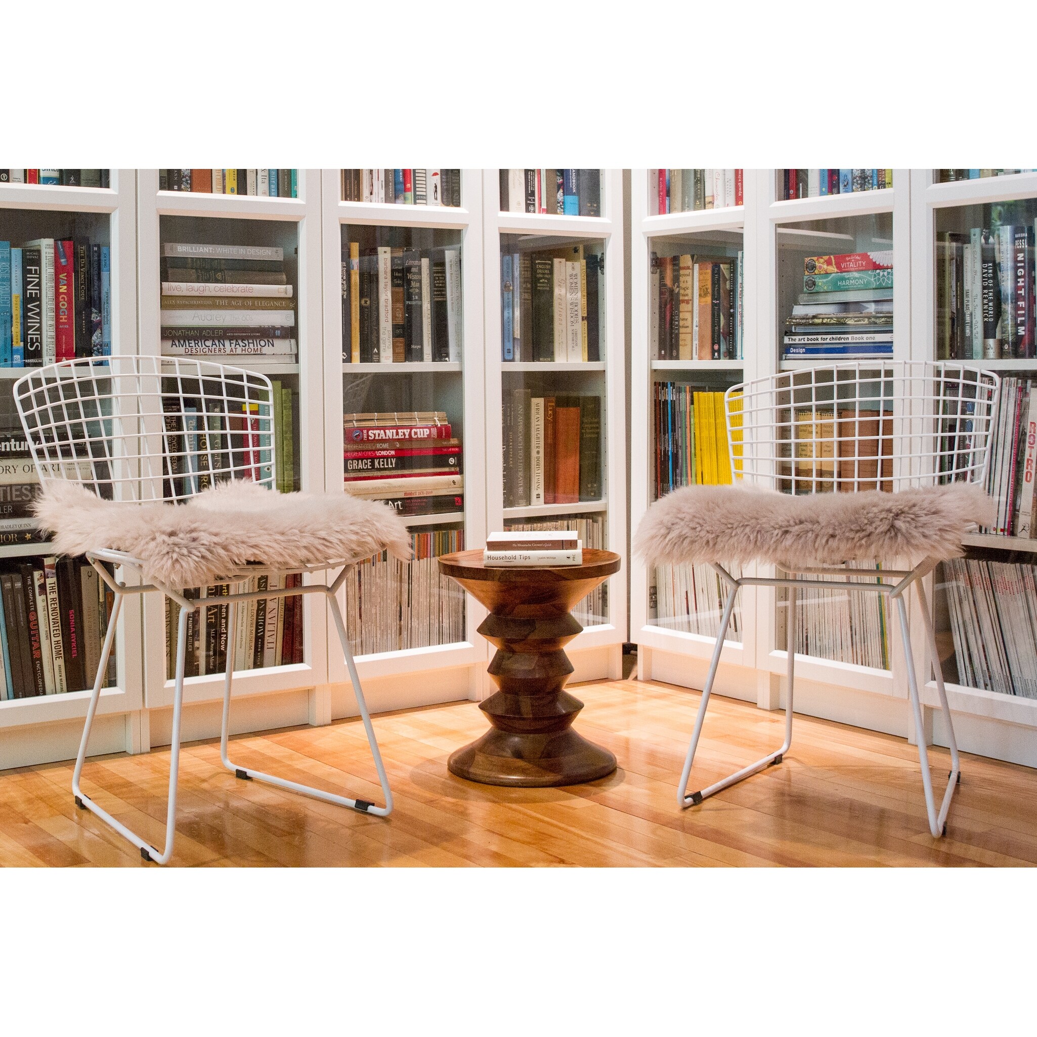 Sheepskin bar stool covers cheap